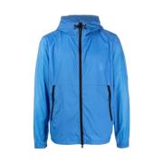 Blauwe Jassen Waterafstotend Windbestendig Woolrich , Blue , Heren