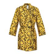 Zijden gewaad Versace , Yellow , Heren