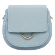 Italiaans Leren Kleine Blauwe Crossbody Tas Er00115065 Estro , Blue , ...