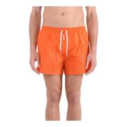 Logo Boxer Kostuum met Elastische Taille Dsquared2 , Orange , Heren