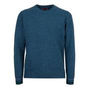 Groene Crew-Neck Sweater & Korte Sokken Gallo , Green , Heren