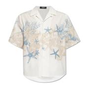 Shirt met Barocco Sea print Versace , Multicolor , Heren