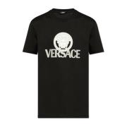 T-shirt met print Versace , Black , Heren