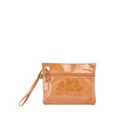 Logo Clutch Tas Sundek , Brown , Dames