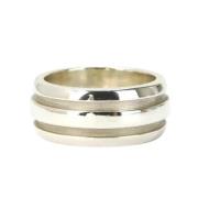 Pre-owned Silver rings Tiffany & Co. Pre-owned , Gray , Dames