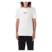 Logo T-shirt Wit Aw23 Jil Sander , White , Heren