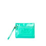 Logo Clutch Tas Sundek , Green , Dames