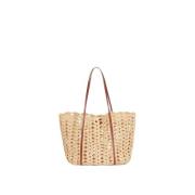 Provence Capsule Mand - Natuurlijk Raffia Vanessa Bruno , Beige , Dame...