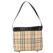 Pre-owned Leather shoulder-bags Burberry Vintage , Multicolor , Dames