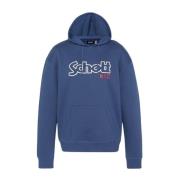 Iconische Sidney Hoodie - Blauw Schott NYC , Blue , Heren