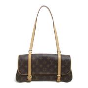 Pre-owned Canvas louis-vuitton-bags Louis Vuitton Vintage , Brown , Da...