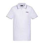 Klassieke katoenen poloshirt Schott NYC , White , Heren