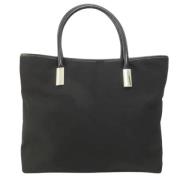 Pre-owned Canvas totes Gucci Vintage , Black , Dames