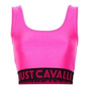 Roze Slim Fit Dames Top Roberto Cavalli , Pink , Dames