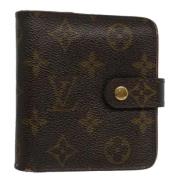 Pre-owned Canvas wallets Louis Vuitton Vintage , Brown , Dames