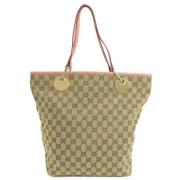 Pre-owned Canvas totes Gucci Vintage , Multicolor , Dames