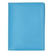 Blauwe Leren Cardholder Stijlvolle Heren Portemonnee Comme des Garçons...