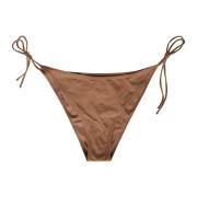 Virgo Lace-Up Bikini MC2 Saint Barth , Brown , Dames