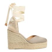 Chiara/8Ed/006 11 cm Sleehakken Castañer , Beige , Dames