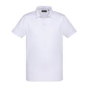 Katoenen Jersey Polo Shirt Schott NYC , White , Heren