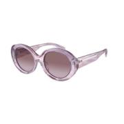 Roze Frame Violet Gradiënt Lens Zonnebril Emporio Armani , Pink , Dame...