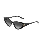 Zwart Gradient Zonnebril Jimmy Choo , Black , Unisex