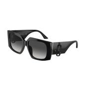 Stijlvolle zonnebril met zwarte montuur Jimmy Choo , Black , Unisex