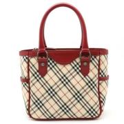 Pre-owned Canvas totes Burberry Vintage , Beige , Dames