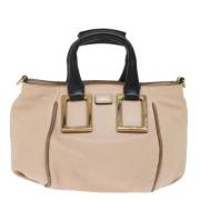 Pre-owned Leather handbags Chloé Pre-owned , Beige , Dames