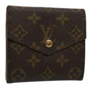 Pre-owned Canvas wallets Louis Vuitton Vintage , Brown , Dames