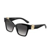 Zwart Grijs Zonnebril Dg4470 Dolce & Gabbana , Black , Dames