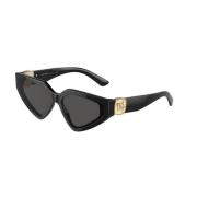 Zwart Grijs Zonnebril Dg4469 Model Dolce & Gabbana , Black , Unisex