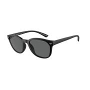 Stijlvolle zonnebril in donkergrijs Emporio Armani , Black , Dames