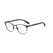 Zwarte Frame Zonnebril Ea1059 Model Emporio Armani , Black , Unisex