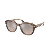 Bruin Frame Bruin Zwart Lenzen Zonnebril Michael Kors , Brown , Unisex