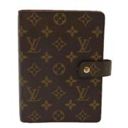 Pre-owned Canvas home-office Louis Vuitton Vintage , Brown , Dames