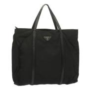 Pre-owned Nylon totes Prada Vintage , Black , Dames