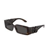 Stijlvolle zonnebril in donkergrijs Dolce & Gabbana , Brown , Unisex