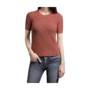 Gaetano okergeel gebreid T-shirt Ines De La Fressange Paris , Brown , ...