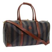 Pre-owned Canvas handbags Fendi Vintage , Brown , Dames