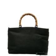 Pre-owned Fabric totes Gucci Vintage , Black , Dames