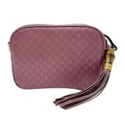 Pre-owned Leather gucci-bags Gucci Vintage , Purple , Dames