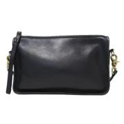 Pre-owned Leather clutches Coach Pre-owned , Black , Dames