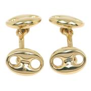 Pre-owned Metal earrings Gucci Vintage , Yellow , Dames