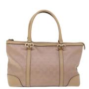 Pre-owned Canvas gucci-bags Gucci Vintage , Pink , Dames