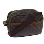 Pre-owned Canvas shoulder-bags Louis Vuitton Vintage , Brown , Dames