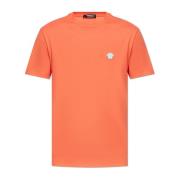 T-shirt met logo Versace , Orange , Heren