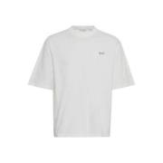 Relaxed Fit T-shirt met Borstprint Casual Friday , White , Heren