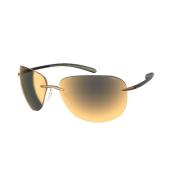 Bayside 8729 Zonnebril Zwart Desert Beige/Goud Silhouette , Yellow , U...