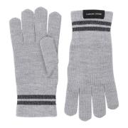 Heather Grey Aw22 Rib-Knit Handschoenen Canada Goose , Gray , Dames